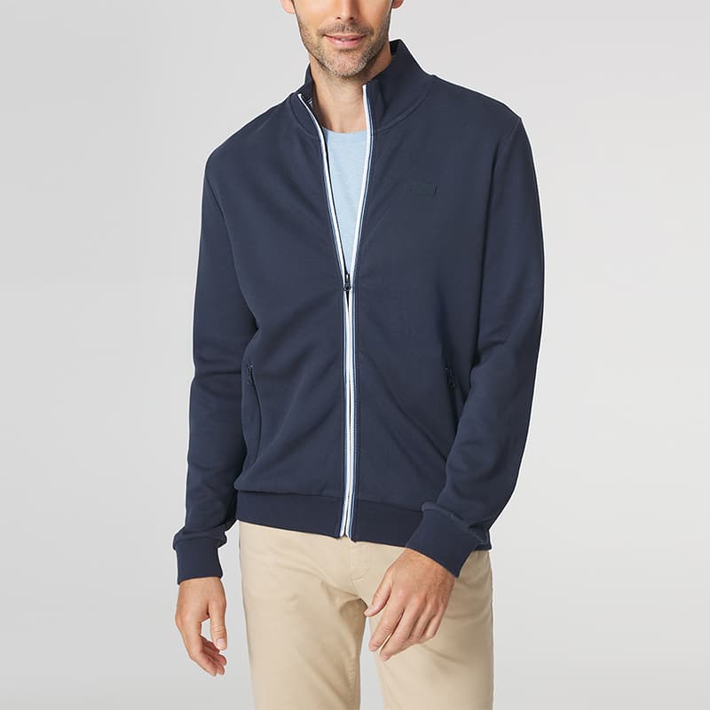Sweat zippé TBS Lonnigil M 612 Navy