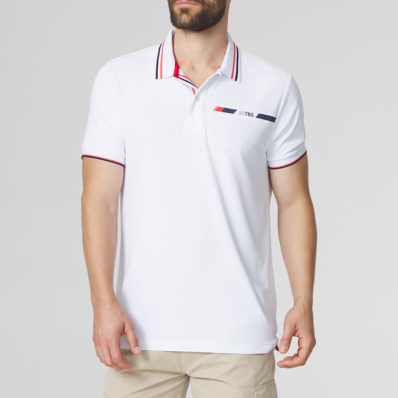 Polo TBS Selimpol XL 027 Blanc