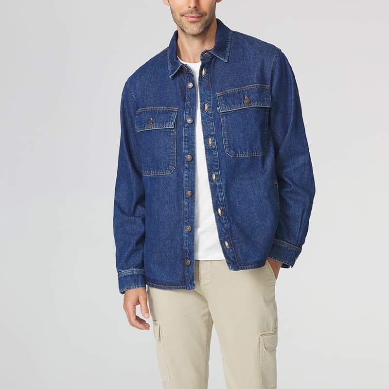 Surchemise TBS Waynesur 2XL 092 Indigo