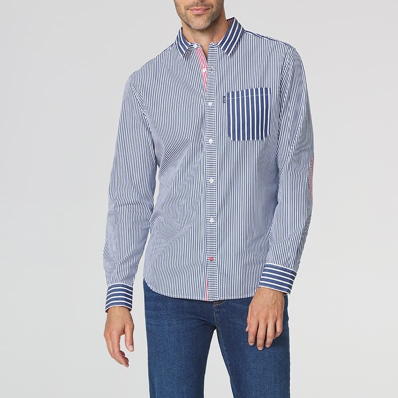 Chemise TBS Zayneche M 612 Navy