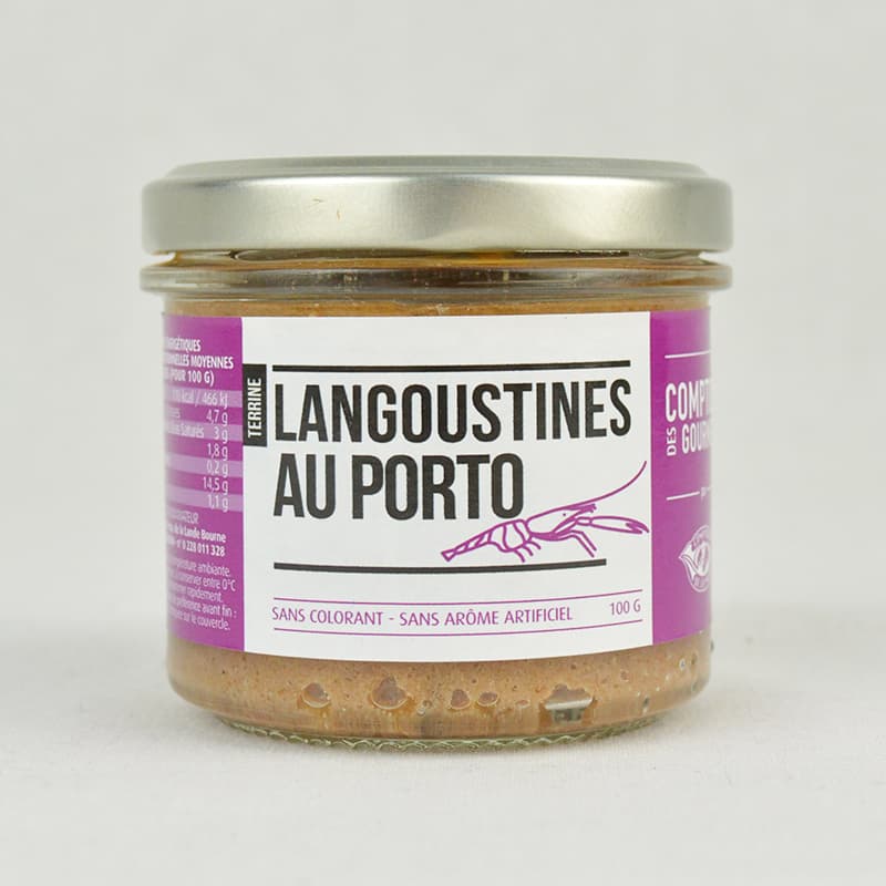Terrine de Langoustines Au Porto COMPTOIR DES GOURMETS