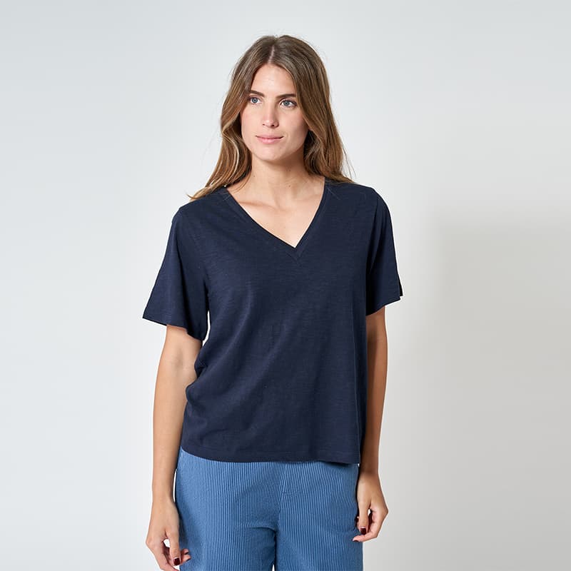 T-shirt jersey flammé BATELA A1958 42 MA Marine