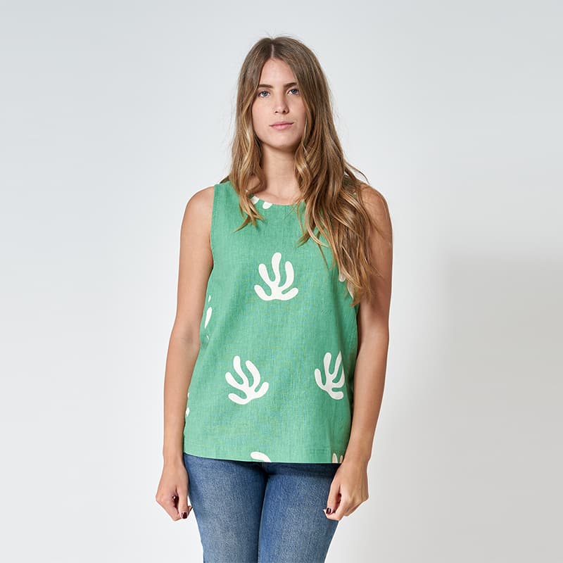 Top Lin et Viscose BATELA Big Algues A1978 36 BAS Big Algues