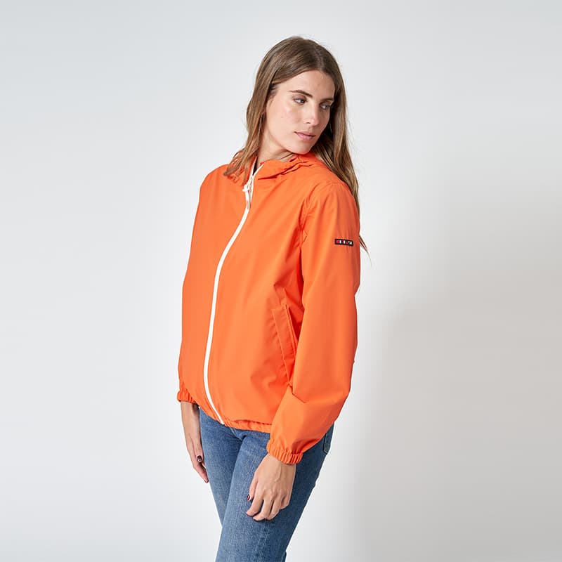 Imperméable court Thermoscellé BATELA C3216 46 VG Vermillon Orange