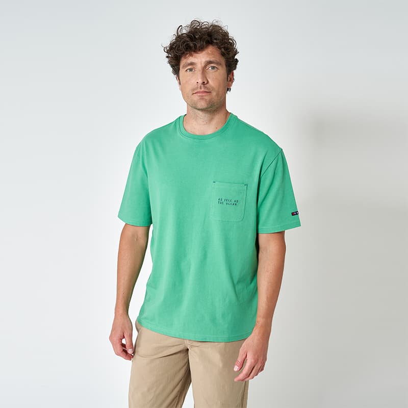 T-shirt BATELA As Free As The Ocean A1934 2XL GP Green Pruce