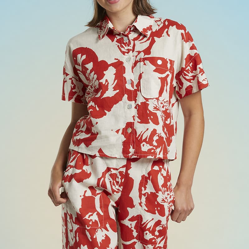Chemise MAT DE MISAINE Catane 10244 48 I322 Imp.Pechou