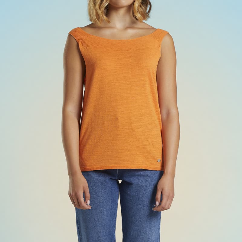Débardeur MAT DE MISAINE Toba Deb 540 M U308 Tangerine