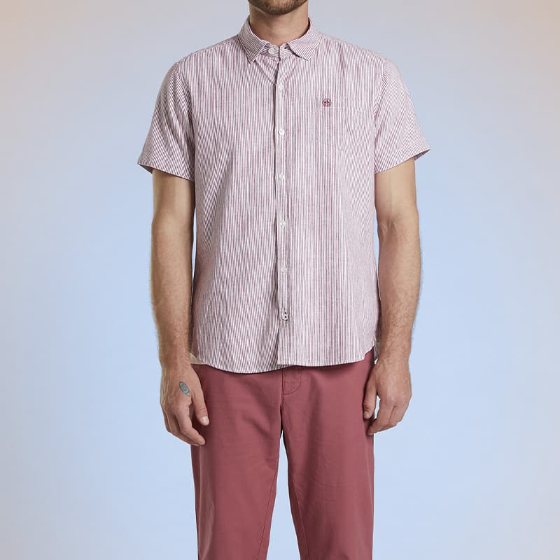 Chemise MAT DE MISAINE Calypso-974 4 Pr33 Petit Raye Hermes