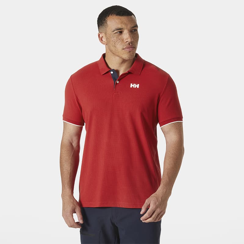 Polo UPF 50+HELLY HANSEN Ocean 2.0 34367 XL 162 Red