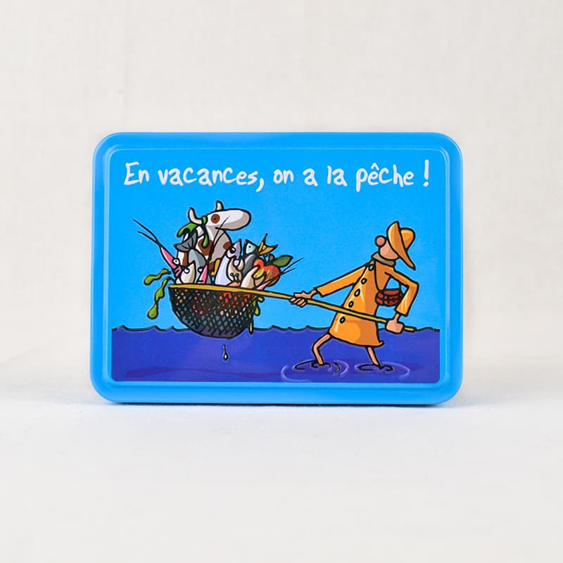Boîte Humoristique Caramels "On a la Pêche !" SOCIÉTÉ DV 100 g