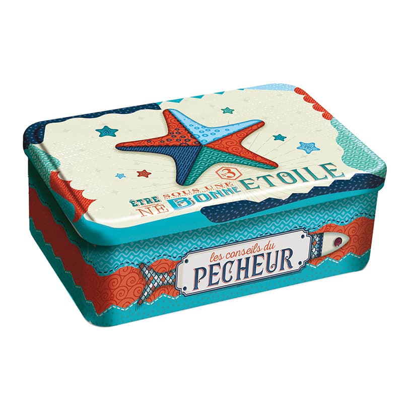Boîte Assortiment Galettes et Palets "Étoile de mer patchwork" SOCIÉTÉ DV 210 g