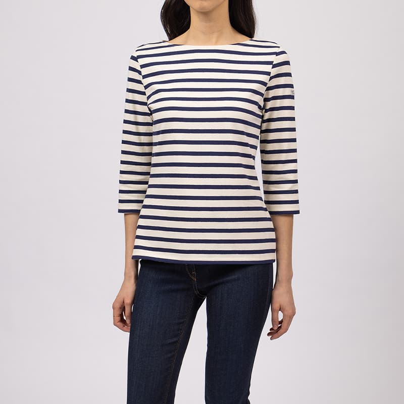 Marinière SAINT JAMES Huitriere III 38 Ecru/Navy