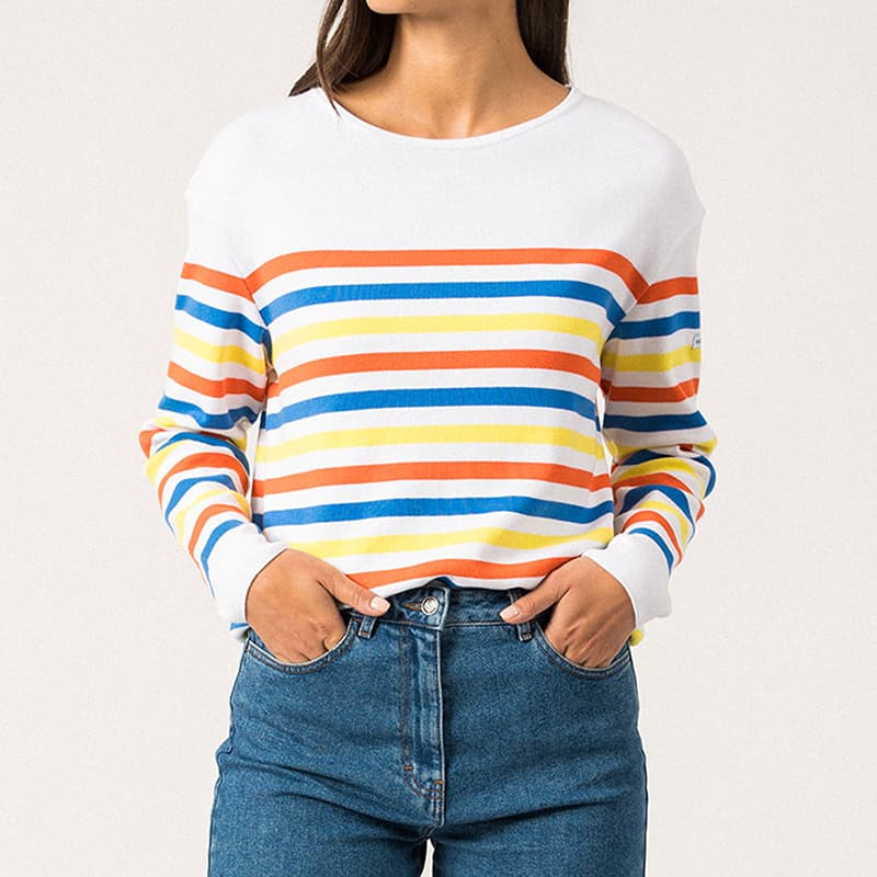 Pull marinière SAINT JAMES Ecrin Tri 44 Cap Graphic
