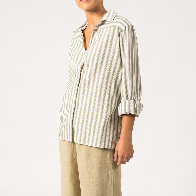 Chemisier SAINT JAMES Camille 44 Blanc/Amandier