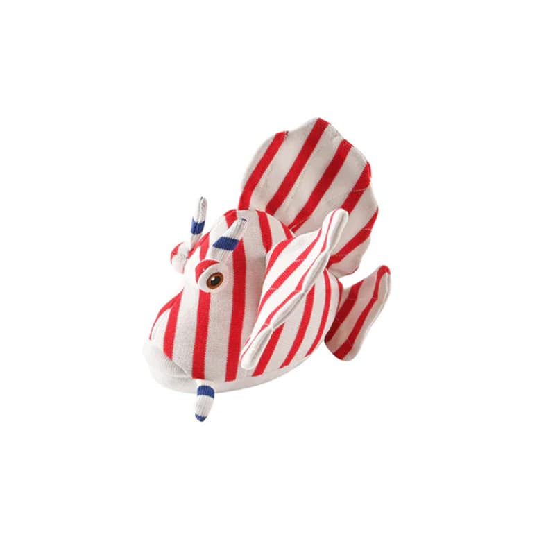 Peluche SAINT JAMES Poisson Lion TU Neige/Tulipe