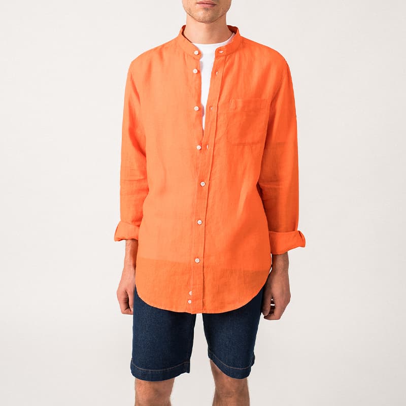 Chemise en Lin SAINT JAMES Claudio 2XL Basket