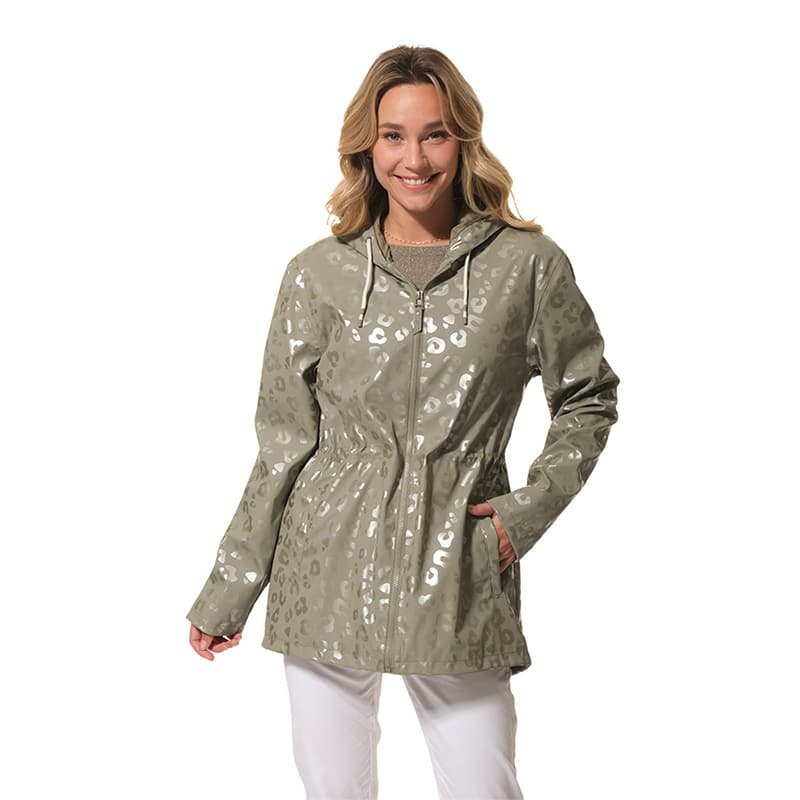 Ciré imprimé HUBLOT Eva Leo XL Ecru/Ecume Leo