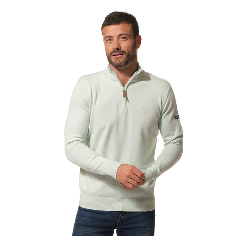 Pull camionneur HUBLOT Didier XL Ice Mint