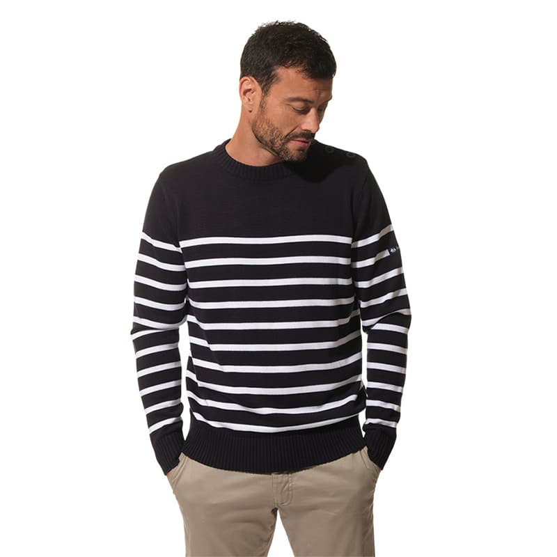 Pull HUBLOT William S Marine/Blanc