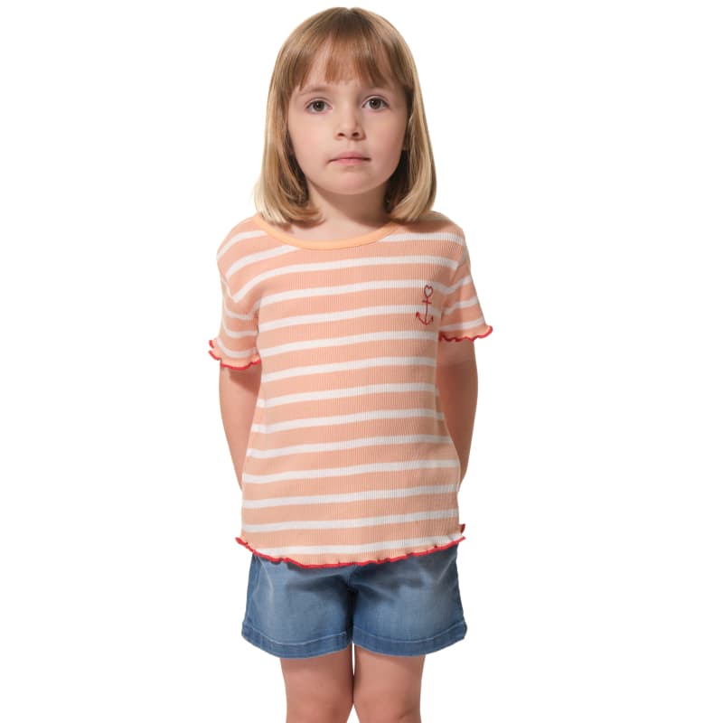 T-shirt HUBLOT Lovely 6 Ans Peche/Ecru
