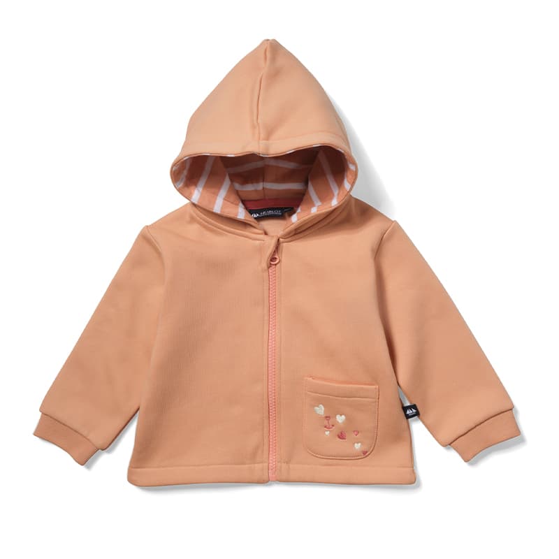 Sweat zippé HUBLOT Moon 9 Mois Peche