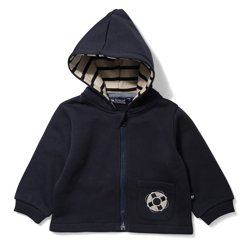 Sweat zippé HUBLOT Moon 12 Mois Marine