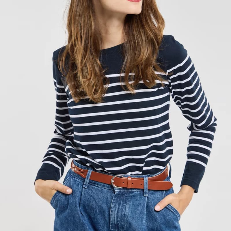 Marinière ARMOR-LUX Héritage 76477 3 BI8 Rich navy/Blanc