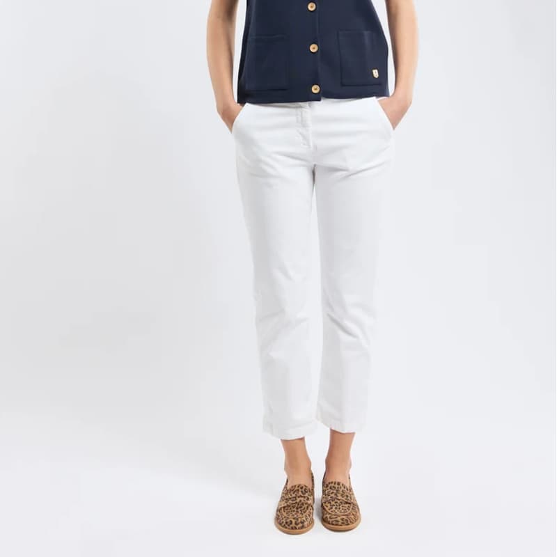 Pantalon chino ARMOR-LUX Deauville 39726 36 001 Blanc