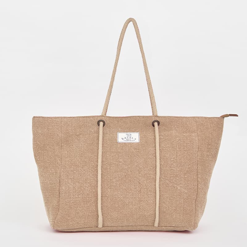 Sac Cabas Avec Corde  BATELA D7136 TU BE Beige