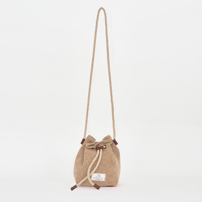 Sac Besace Avec Corde  BATELA D7150 TU BE Beige