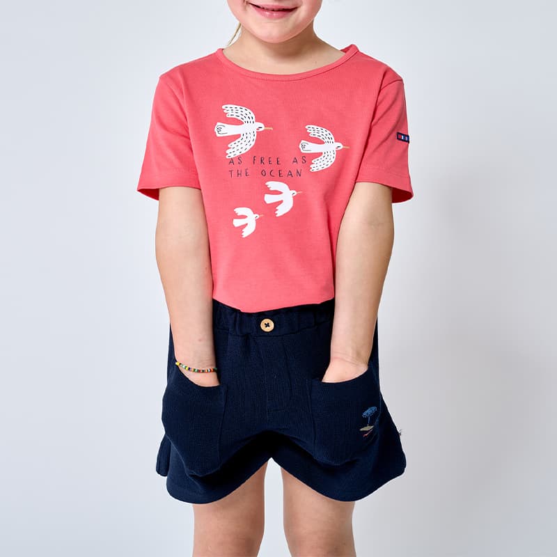 T-shirt BATELA As Free As N1900 6 Ans DB Dubarry