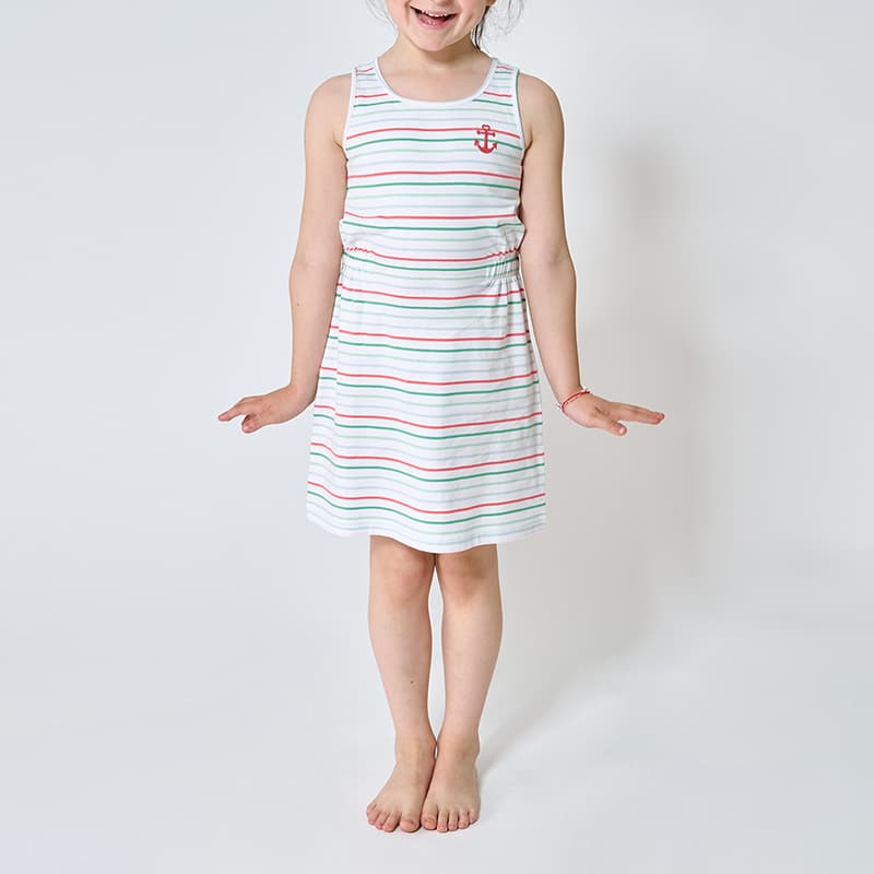 Robe Rayée BATELA N1905 6 Ans MUC56 Multicolor