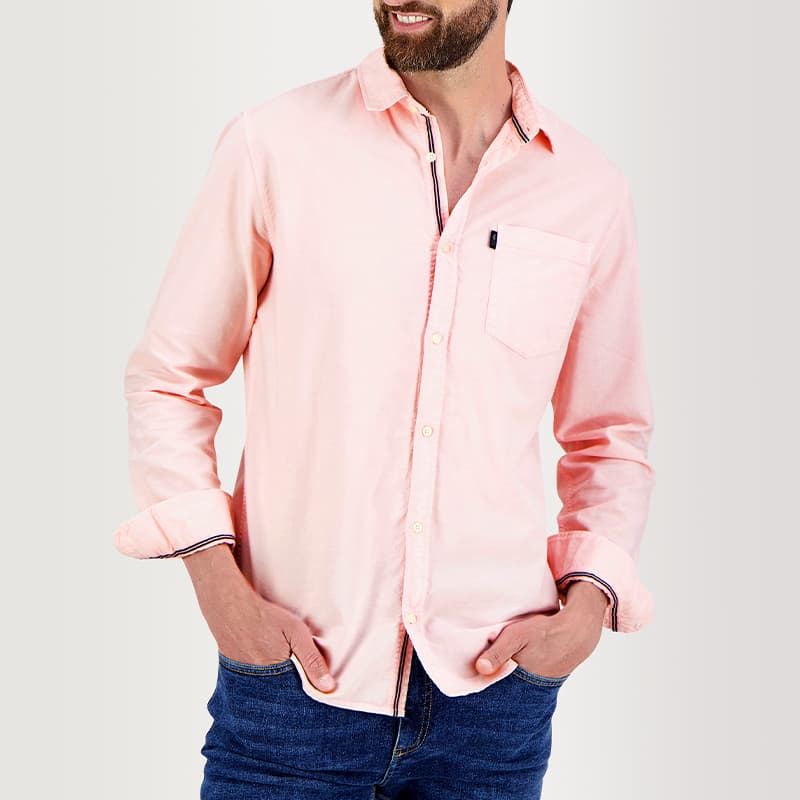 Chemise TBS Brodyche M 726 Quartz
