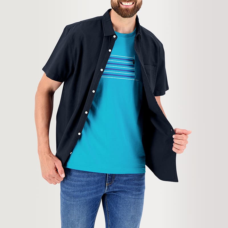 Chemise TBS Brodycha XL 612 Navy