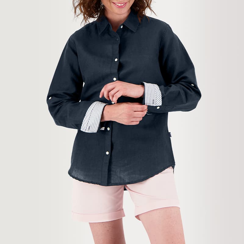Chemisier TBS Ilonache 44 612 Navy