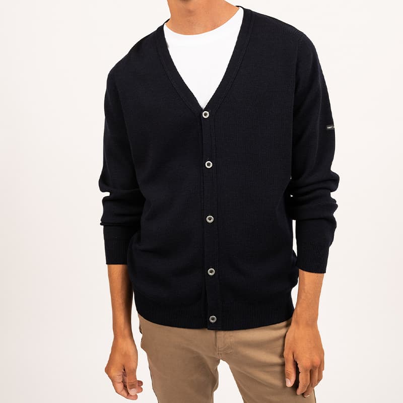 Cardigan SAINT JAMES Guingamp XL Navy