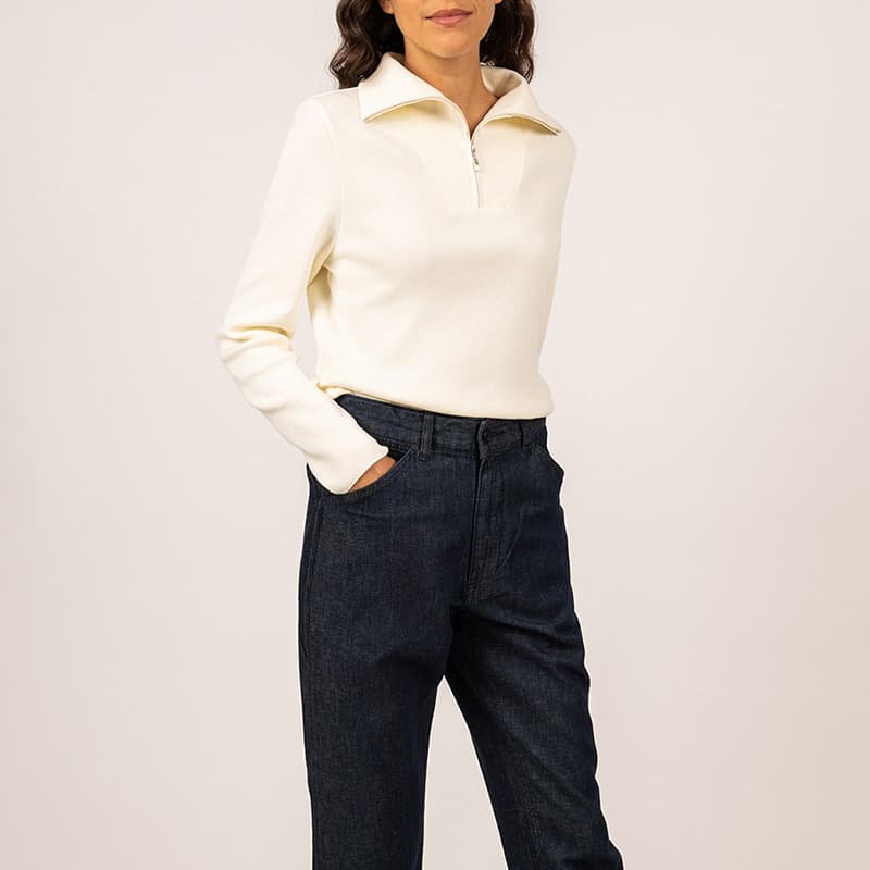 Pull camionneur SAINT JAMES Passerelle 42 Ecume