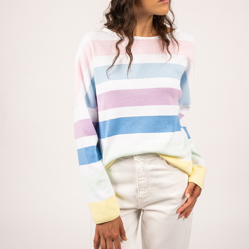 Pull SAINT JAMES Kerlouan 38 Pastel Club