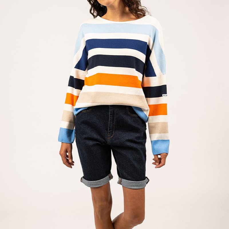 Pull SAINT JAMES Kerlouan 46 Cap Indigo