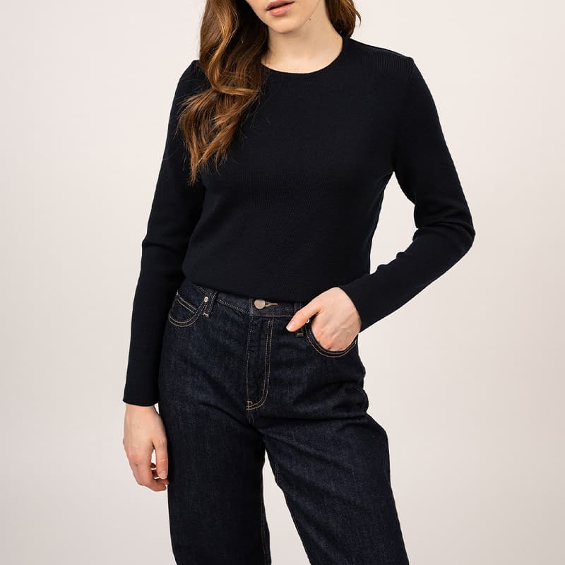 Pull SAINT JAMES Molene 40 Navy