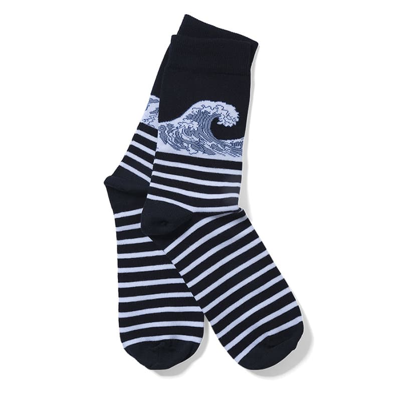 Chaussettes HUBLOT Vague 39/42 Marine/Blanc