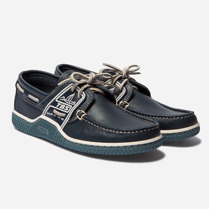 Chaussures bateau TBS Globek 41 M52 *Marine + Chambray