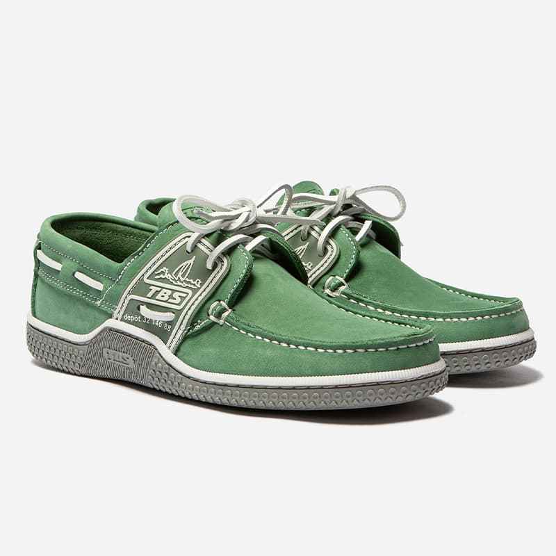 Chaussures bateau TBS Globek 43 C38 *Basilic + Galet