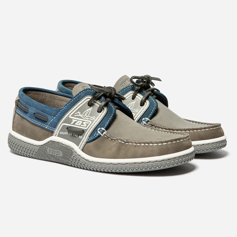 Chaussures bateau TBS Globek 41 G61 *Gris + Regate