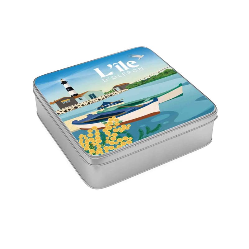 Boîte Galettes "Île d'Oleron" SOCIÉTÉ DV