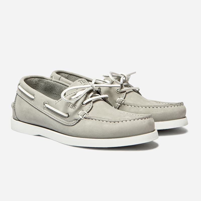 Chaussures bateau TBS Phenise 41 F61 *Brume + Blanc