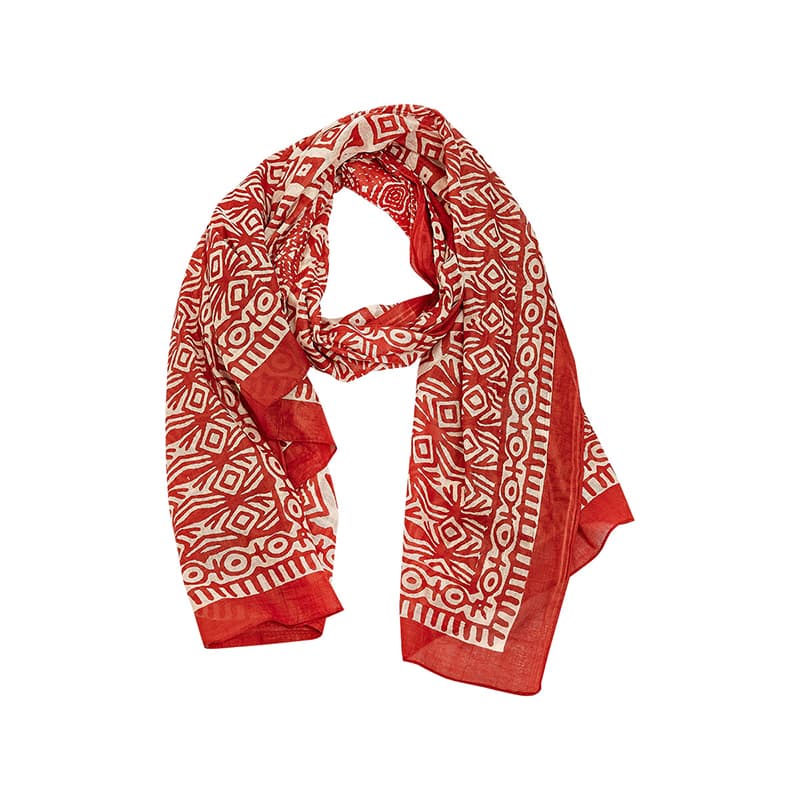 Foulard BERMUDES Jafrica TU B041 Terracotta