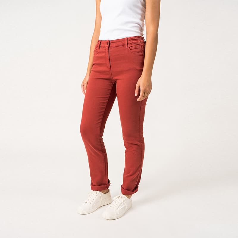 Pantalon SAINT JAMES Patricia II Couleur Eté 46 Terracotta