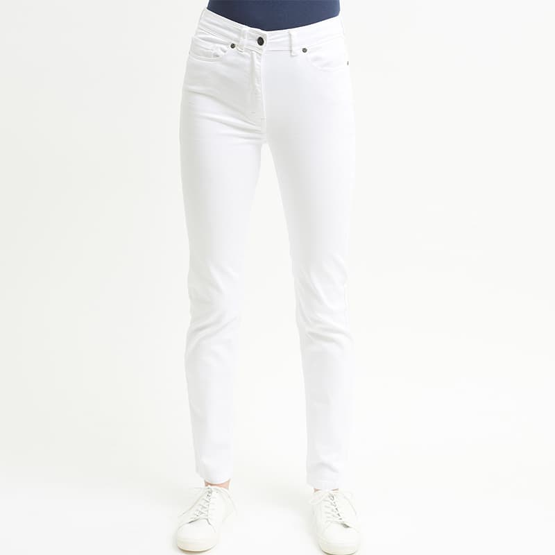 Pantalon SAINT JAMES Mimosa couleur 38 Blanc