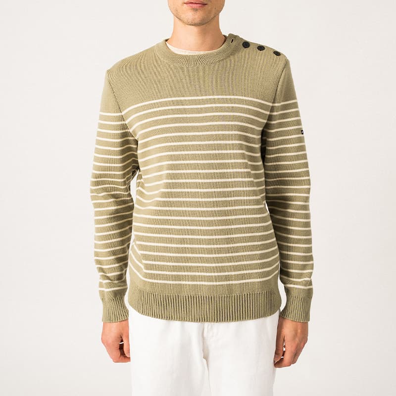 Pull SAINT JAMES Binic Coudière M Amandi/Ecr/Marine